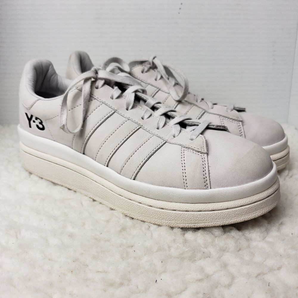 adidas Y-3 Yohji Yamamoto Hicho Mens Sneaker Shoes Size 9 Tan Leather FZ4339